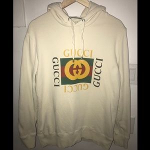 Square Vintage Logo Distressed Hoodie Size Small